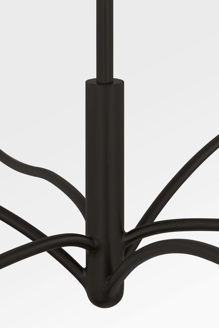 Lustre 6 lumières | Aged Iron | Chatsworth