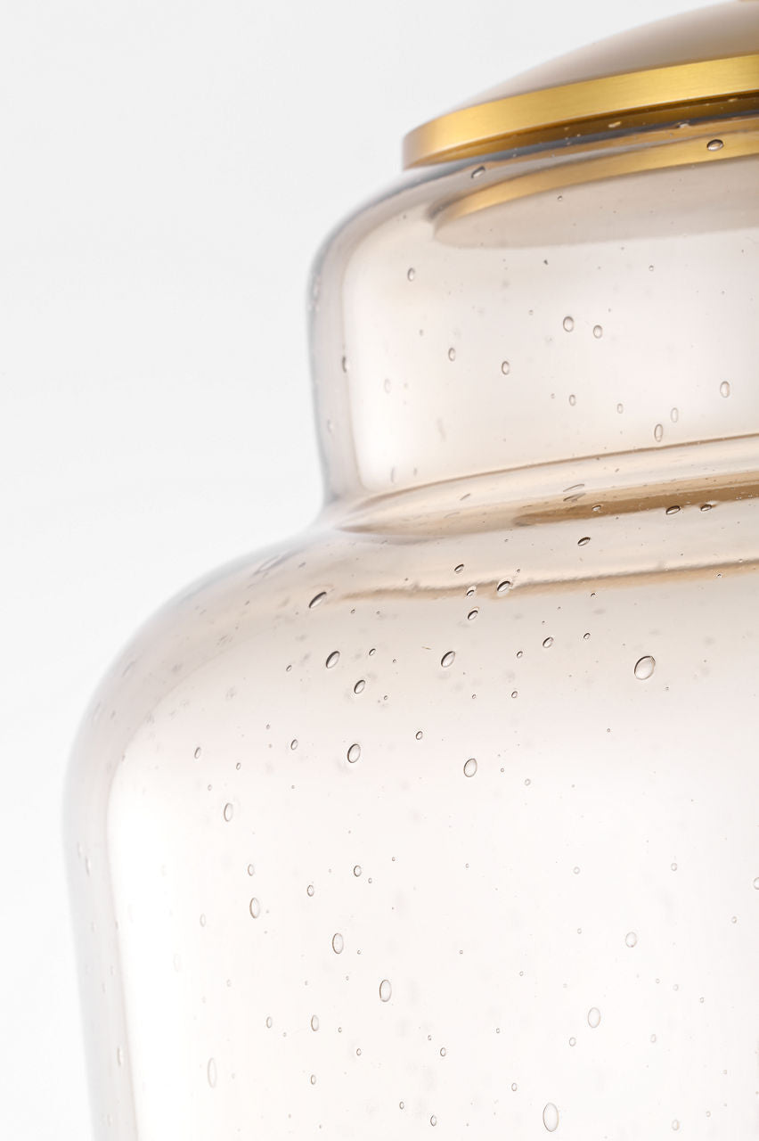 Suspension 1 lumière | Burnished Brass | Nodier