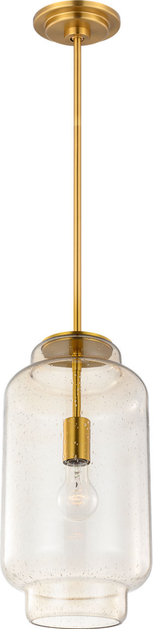 Suspension 1 lumière | Burnished Brass | Nodier