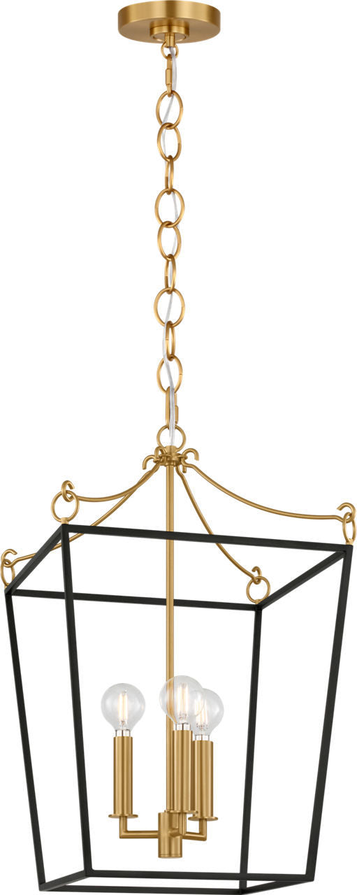 Lanterne 3 lumières | Burnished Brass | Carlyle
