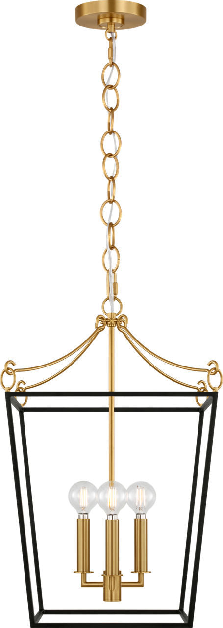 Lanterne 3 lumières | Burnished Brass | Carlyle