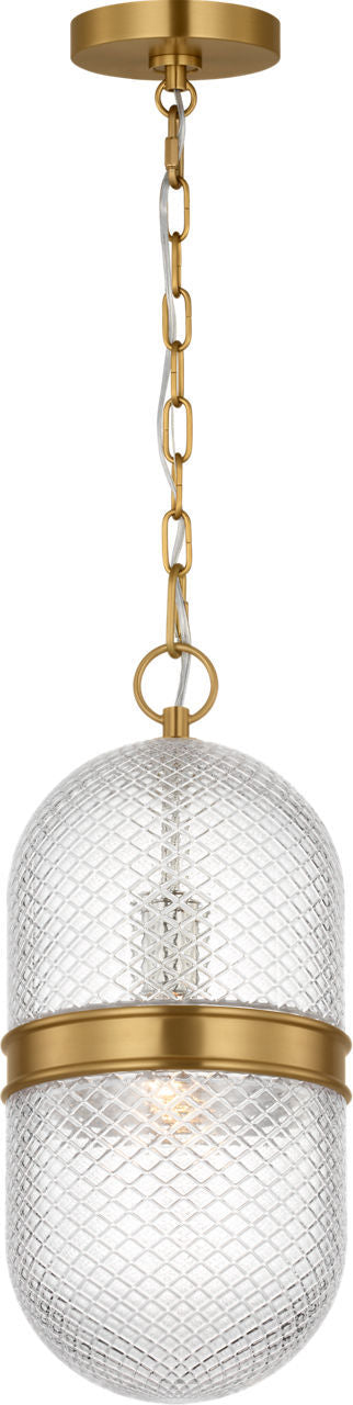 Suspension 1 lumière | Burnished Brass | Lucinda