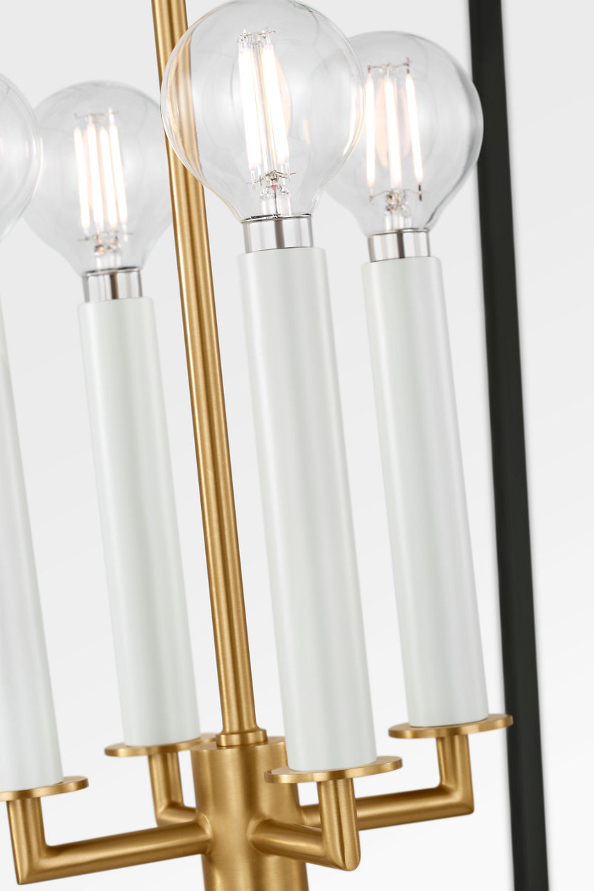 Lanterne 4 lumières | Burnished Brass | Carlyle