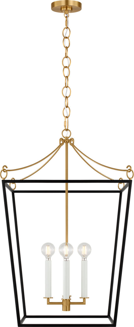 Lanterne 4 lumières | Burnished Brass | Carlyle