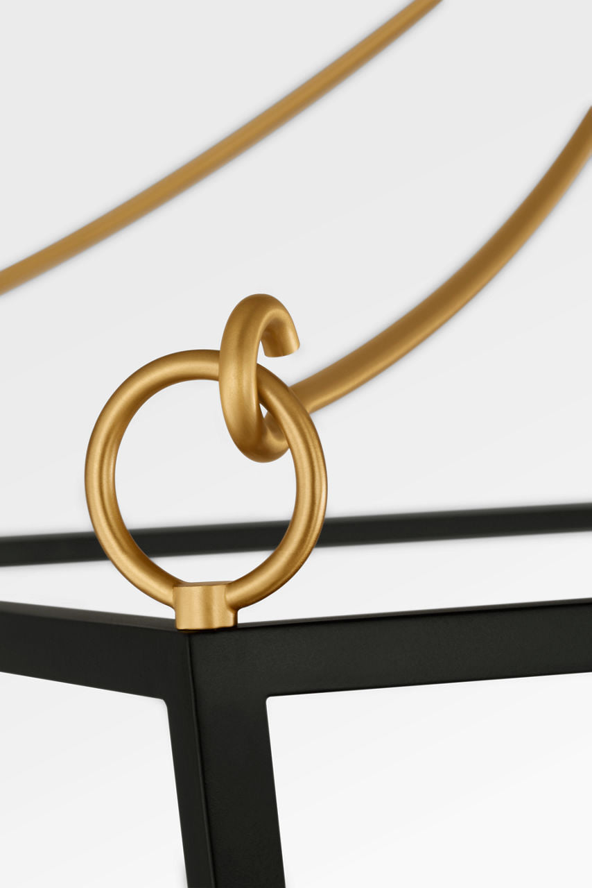 Lanterne 4 lumières | Burnished Brass | Carlyle