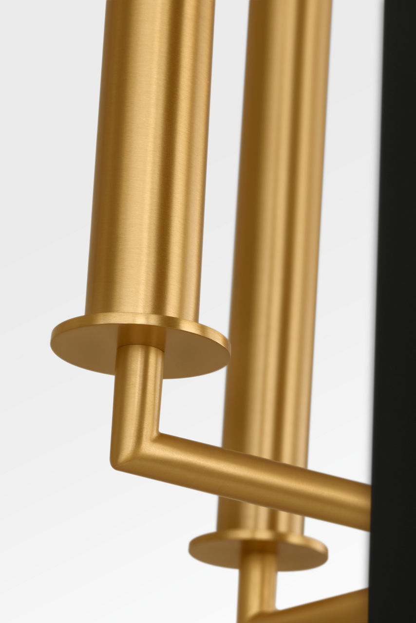 Lanterne 4 lumières | Burnished Brass | Carlyle