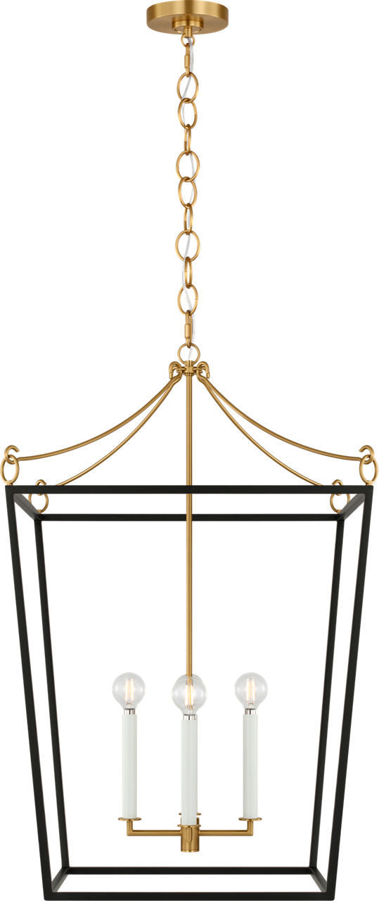 Lanterne 4 lumières | Burnished Brass | Carlyle