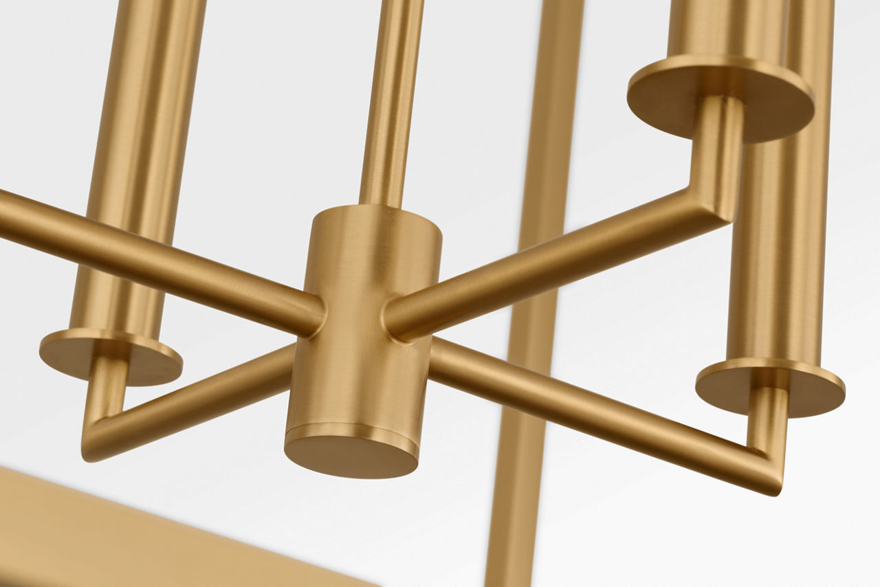 Lanterne 4 lumières | Burnished Brass | Carlyle