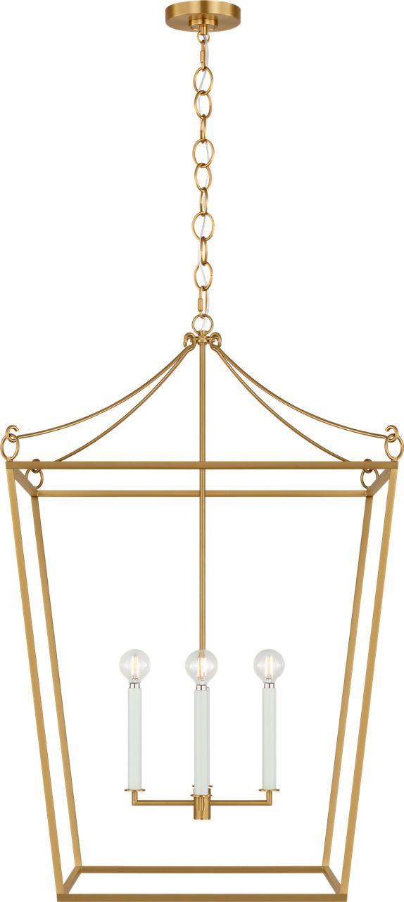 Lanterne 4 lumières | Burnished Brass | Carlyle