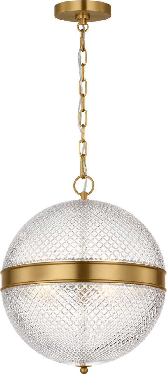 Suspension 3 lumières | Burnished Brass | Lucinda