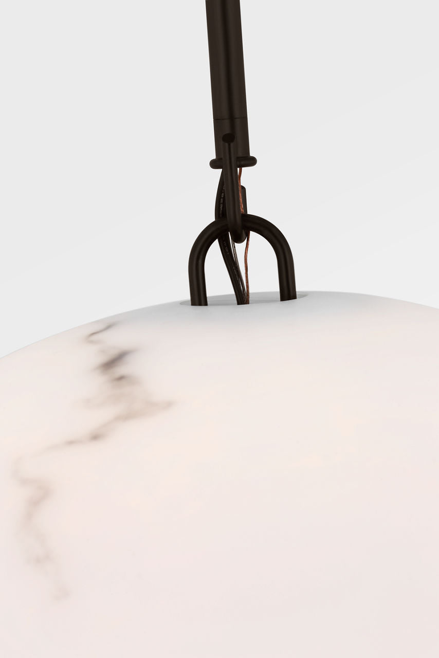 Suspension 1 lumière | Aged Iron | Savina
