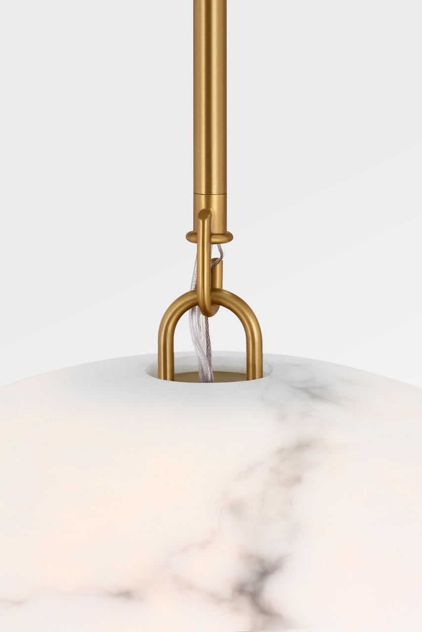Suspension 1 lumière | Burnished Brass | Savina