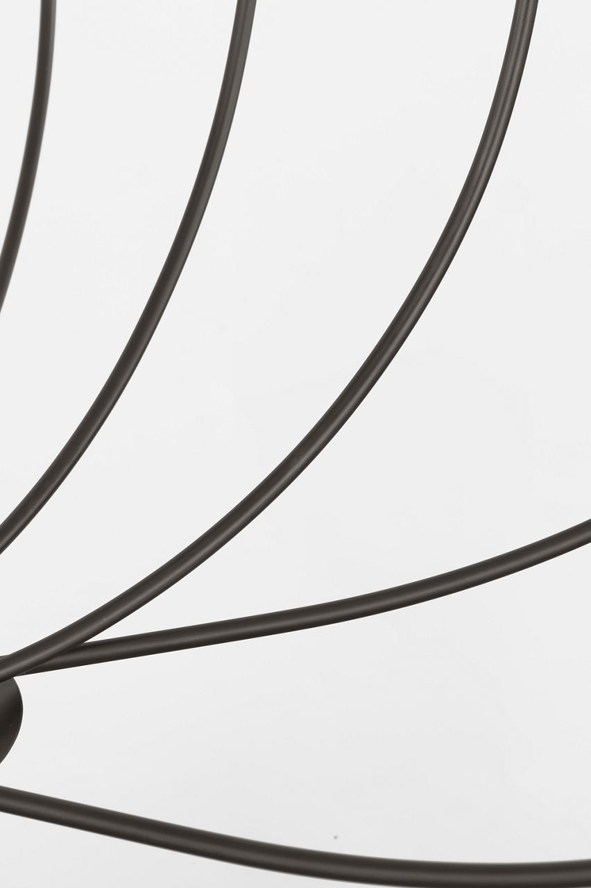 Lustre 12 lumières | Aged Iron | Lois