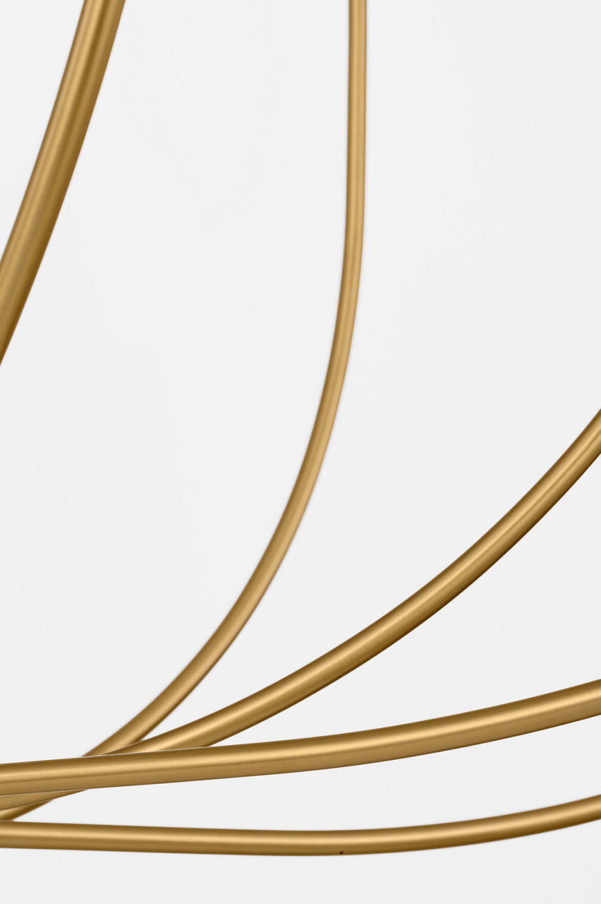 Lustre 12 lumières | Burnished Brass | Lois