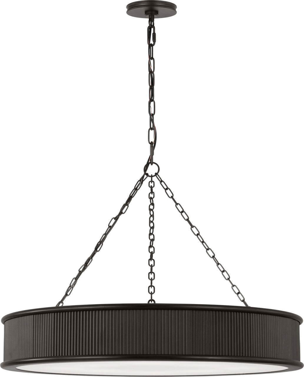 Lustre 8 lumières | Aged Iron | Ritz