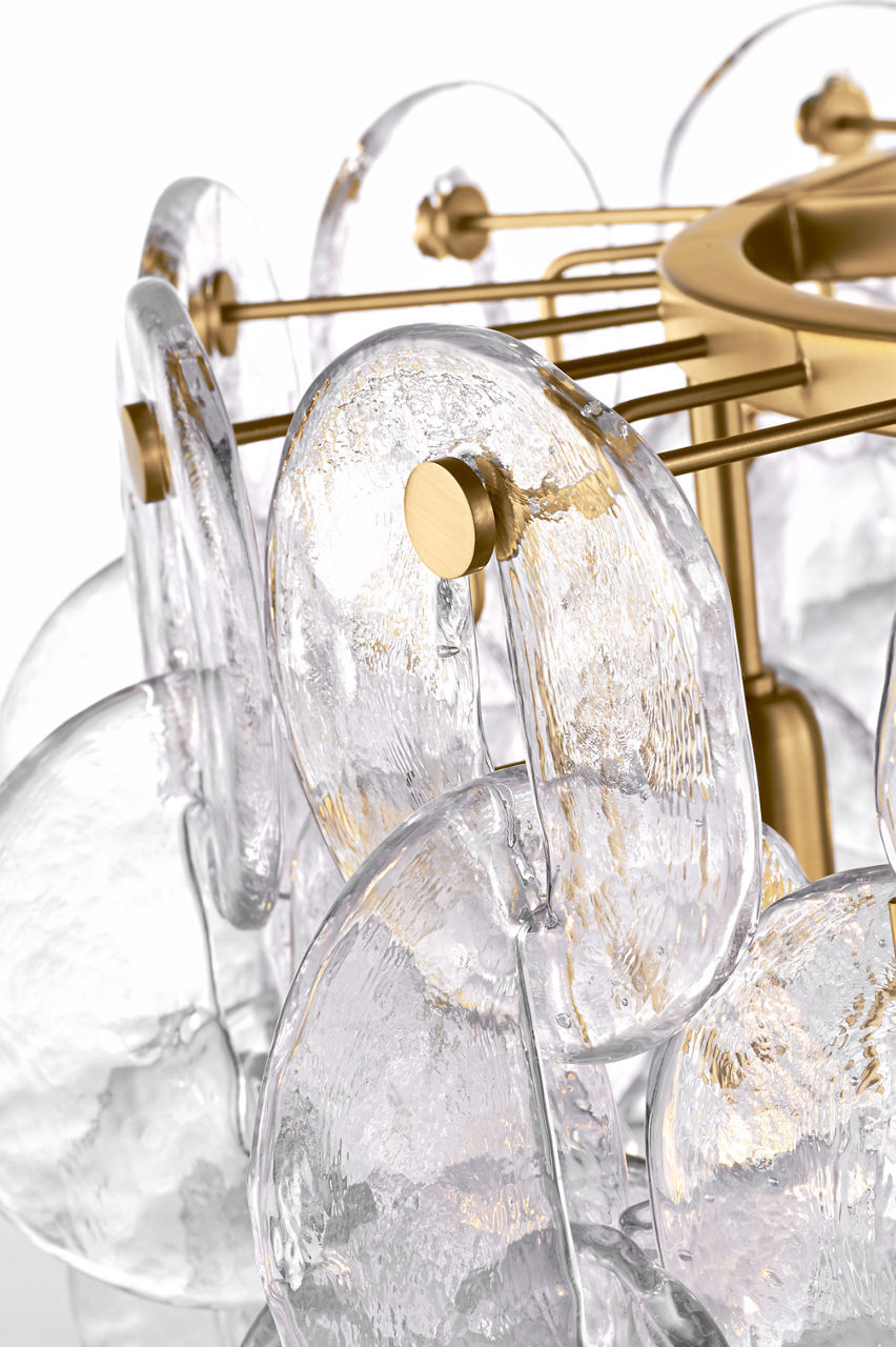 Lustre 5 lumières | Burnished Brass | Candace