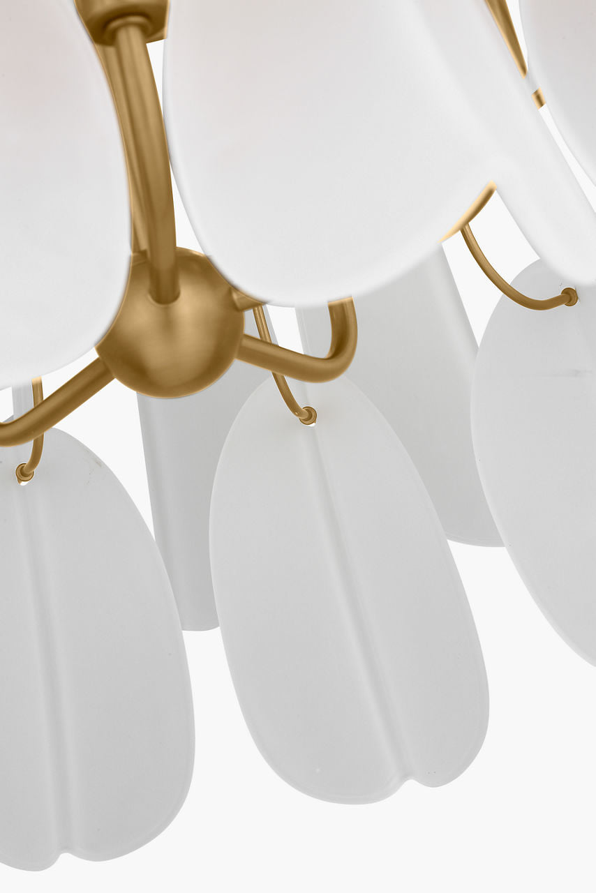 Lustre 5 lumières | Burnished Brass | Chloe