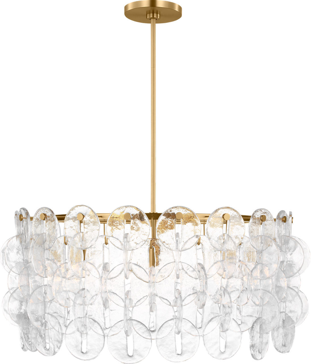 Lustre 8 lumières | Burnished Brass | Candace