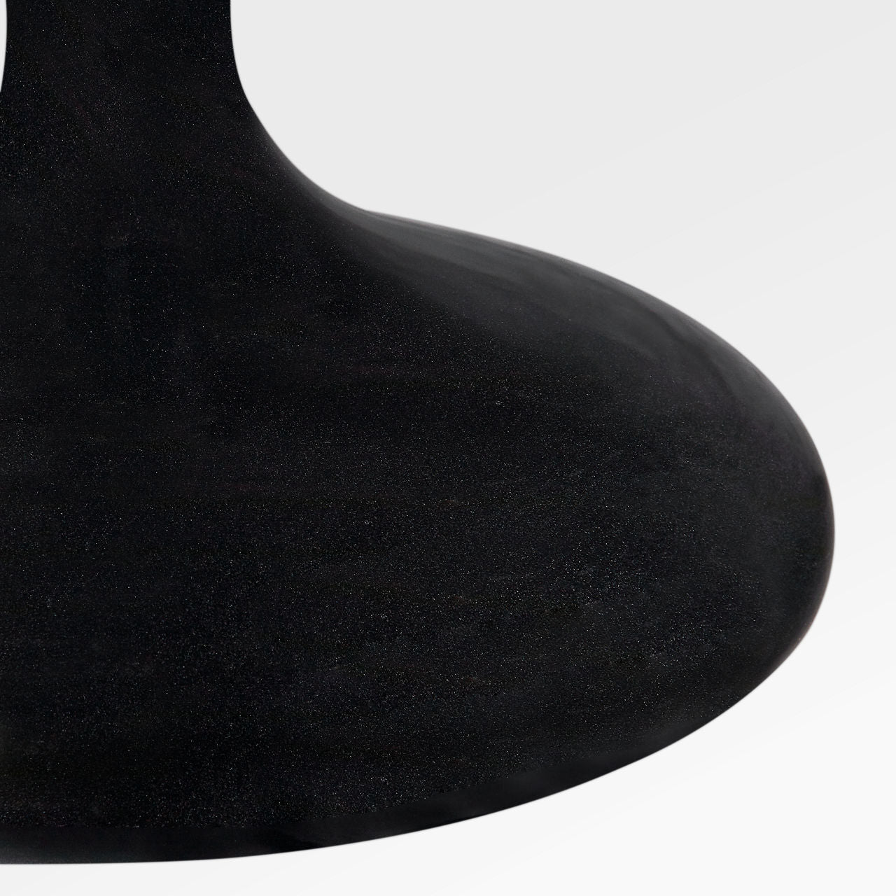 Lampe de table 1 lumière | Black Ceramic | Amber