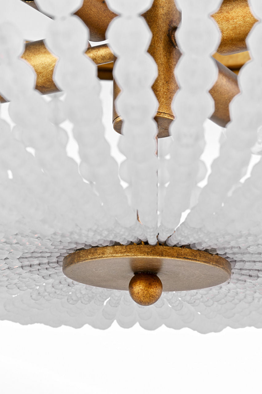 Plafonnier 4 lumières | Vintage Gild | Bellecour