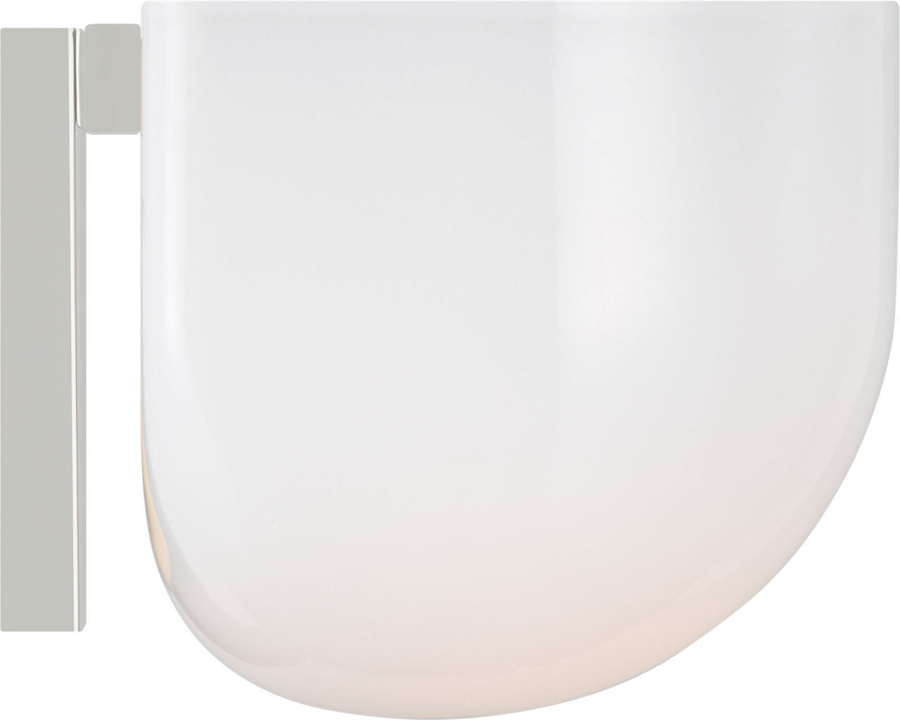 Applique murale 1 lumière | Polished Nickel | Cheverny