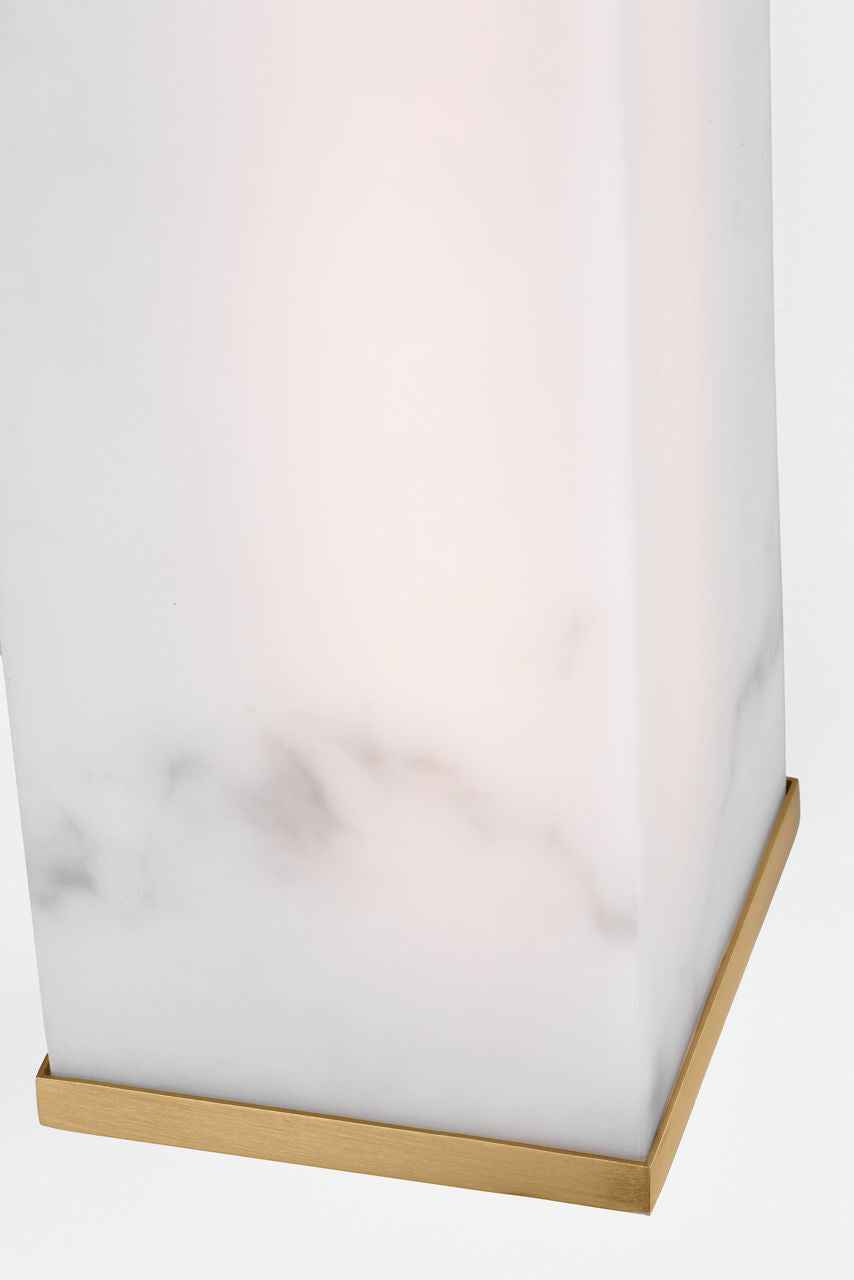 Applique de salle de bain DEL | Burnished Brass | Cleor