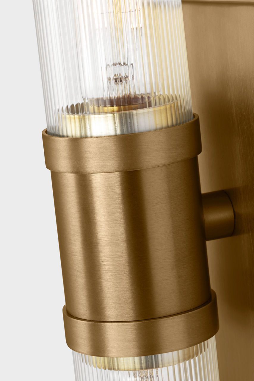 Applique de vanité | Satin Brass | Keaton