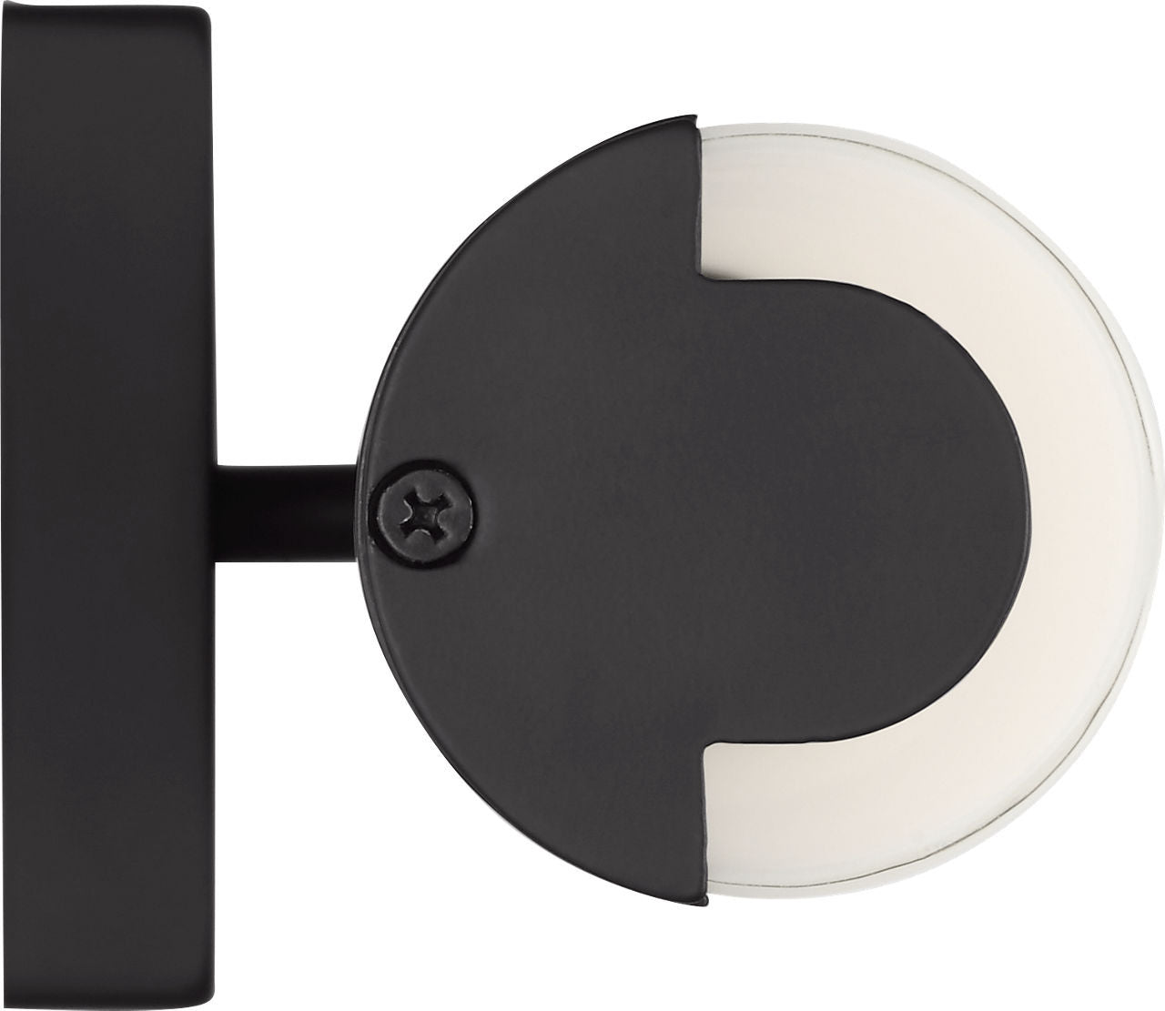 Applique de salle de bain DEL | Midnight Black | Kiel