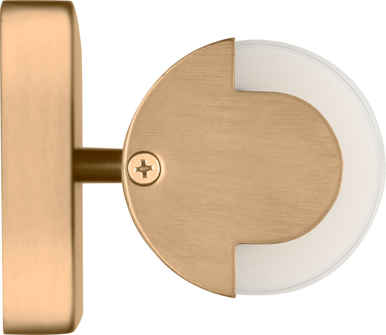 Applique de salle de bain DEL | Satin Brass | Kiel