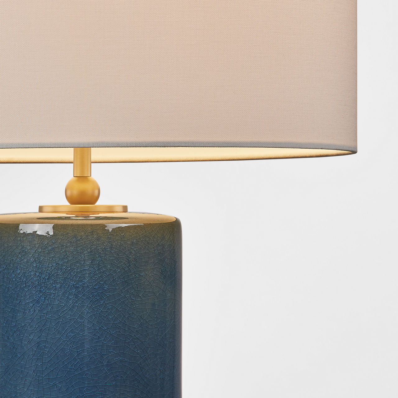Lampe de table 1 lumière | Deep Ocean Crackle | Lauren