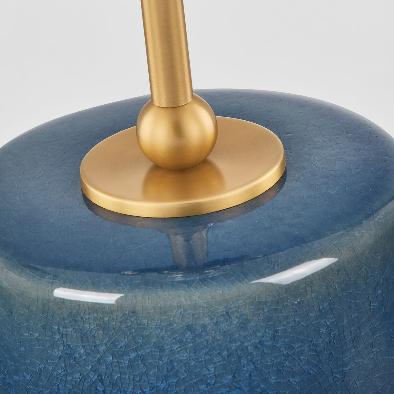 Lampe de table 1 lumière | Deep Ocean Crackle | Lauren