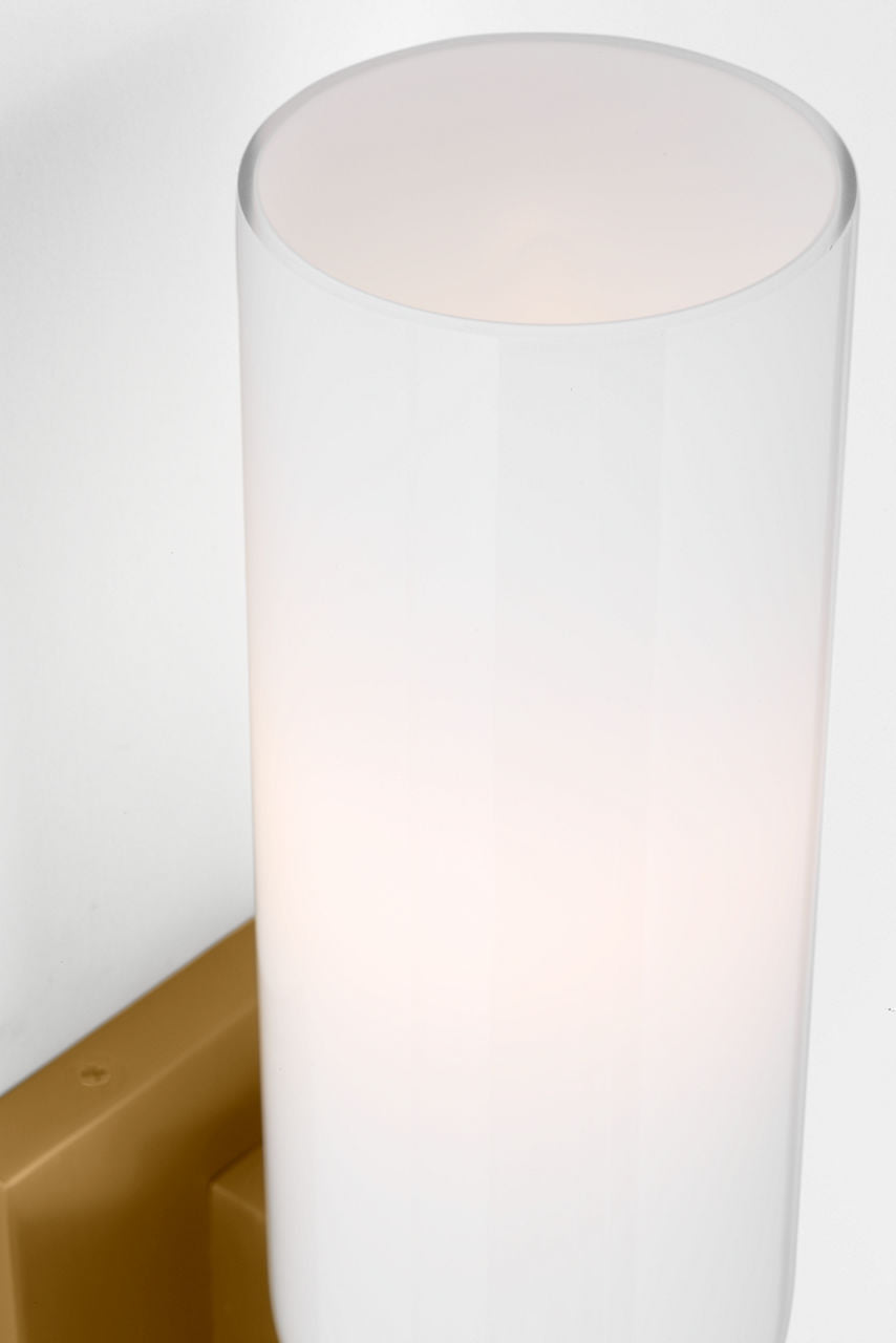 Applique de salle de bain 1 lumière | Burnished Brass | Maroux