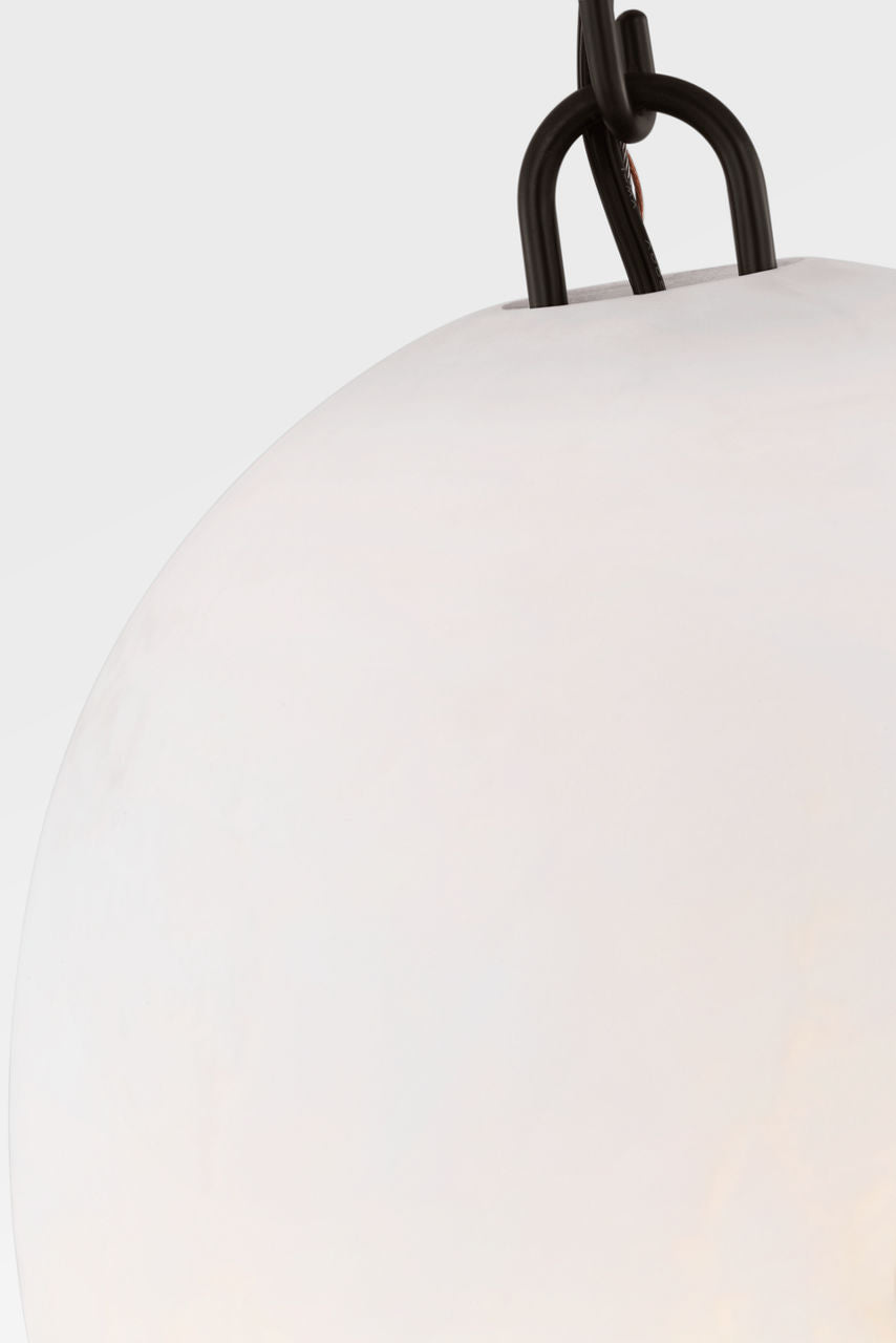 Suspension 1 lumière | Aged Iron | Savina