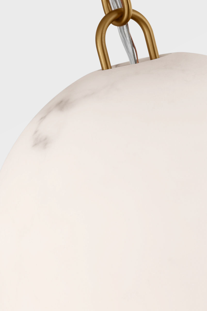 Suspension 1 lumière | Burnished Brass | Savina