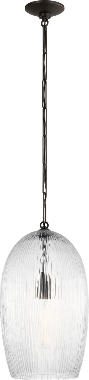 Suspension 1 lumière | Aged Iron | Serafina