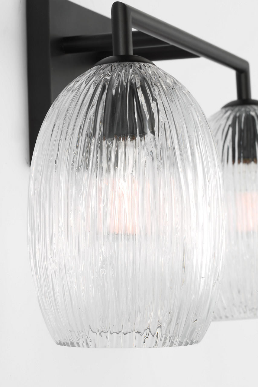 Applique de salle de bain 2 lumières | Aged Iron | Serafina