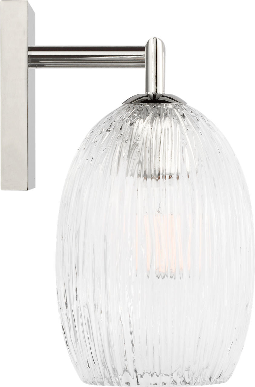 Applique de salle de bain 2 lumières | Polished Nickel | Serafina