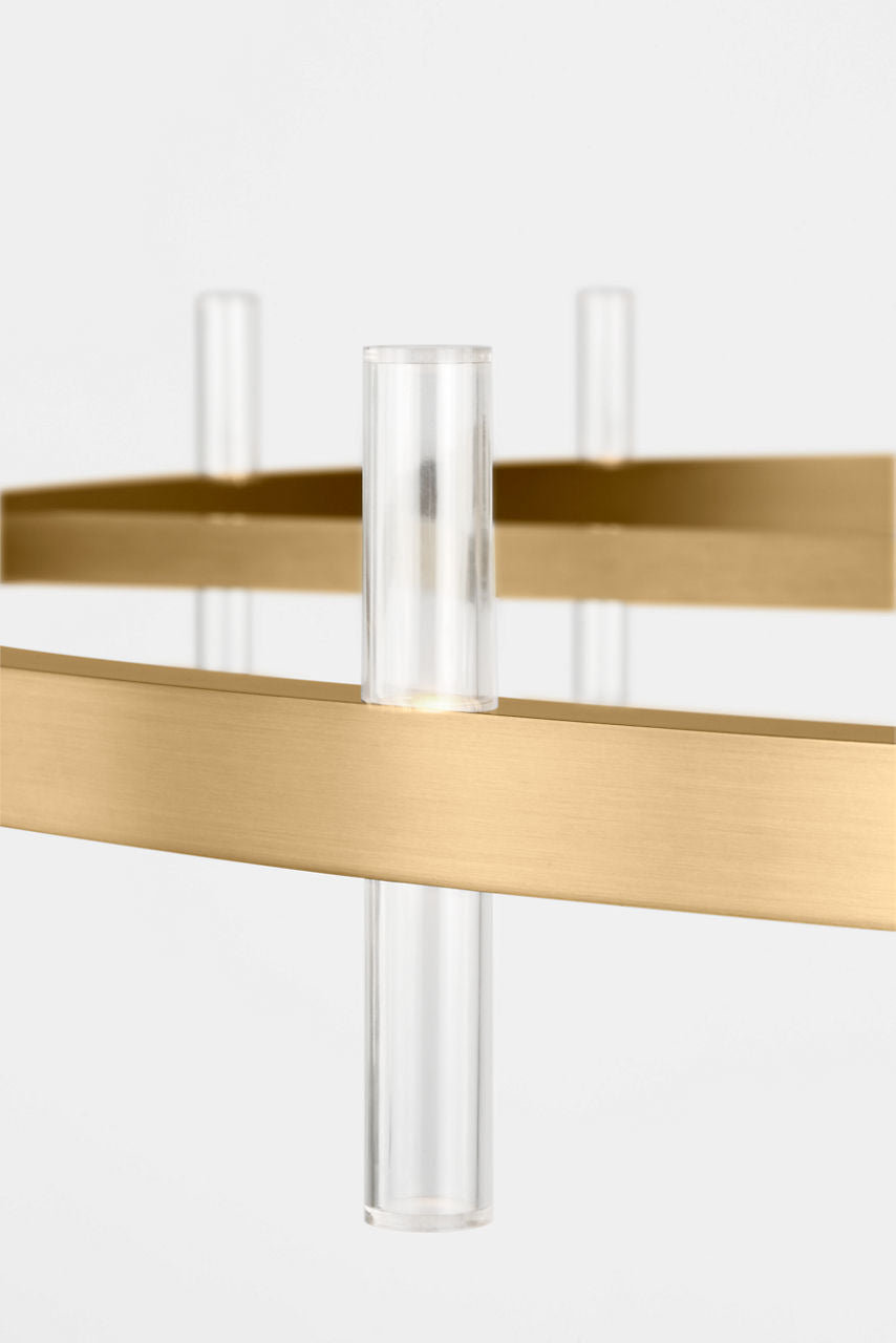 Lustre DEL | Burnished Brass | Silas
