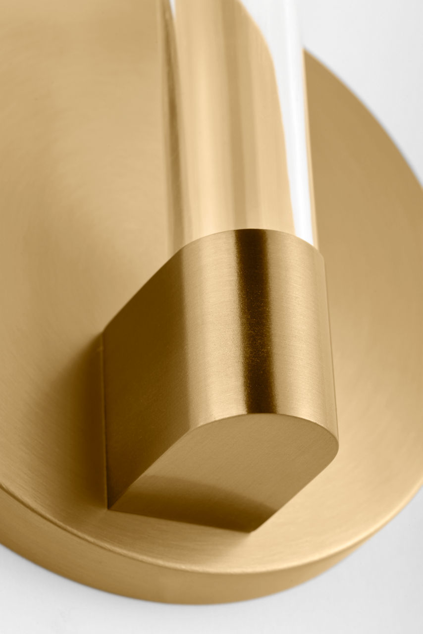 Applique murale DEL | Burnished Brass | Silas
