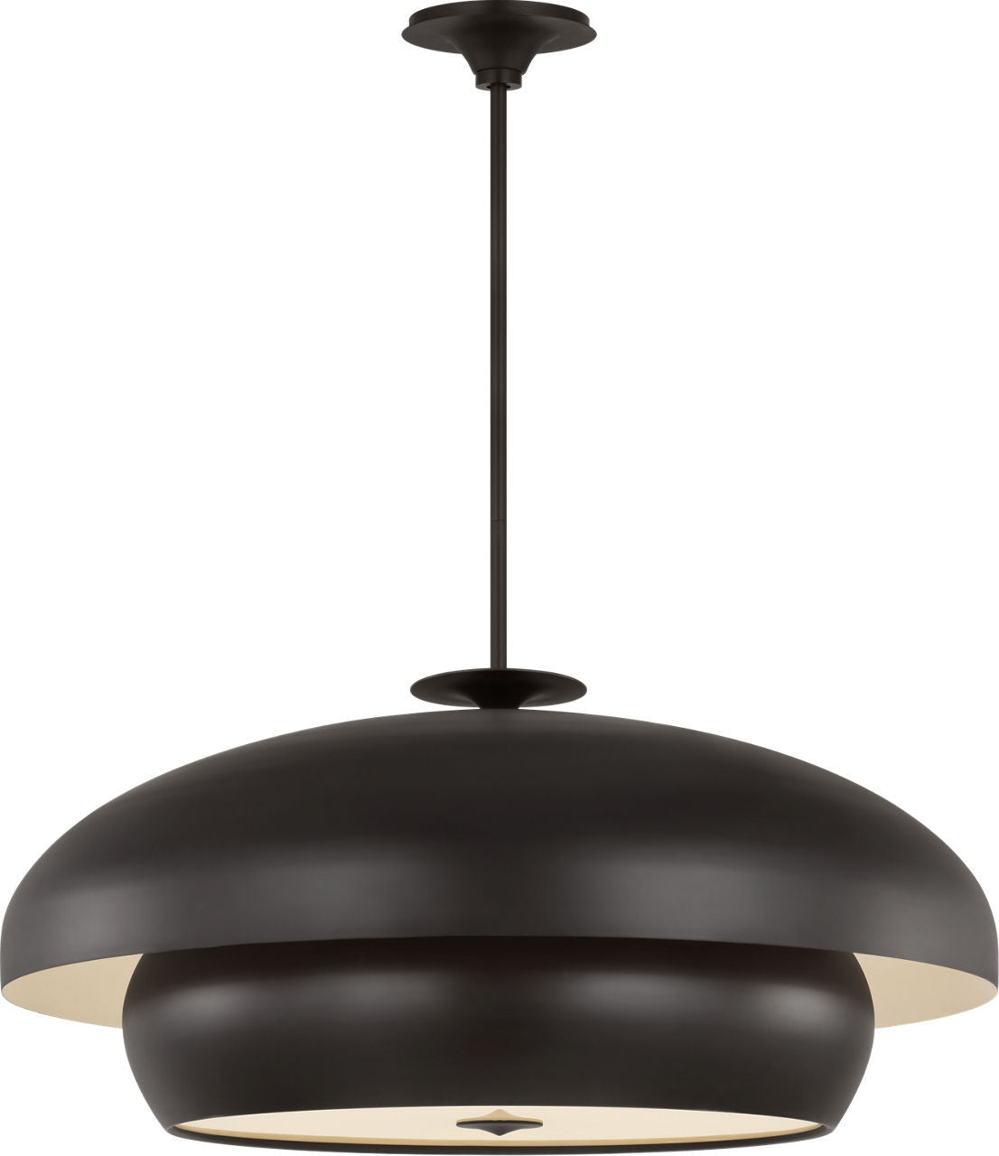 Lustre 10 lumières | Aged Iron | Solene
