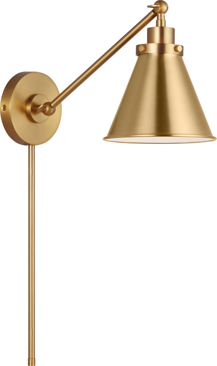 Applique murale 1 lumière | Burnished Brass | Wellfleet