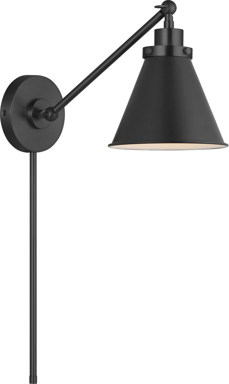 Applique murale 1 lumière | Midnight Black | Wellfleet