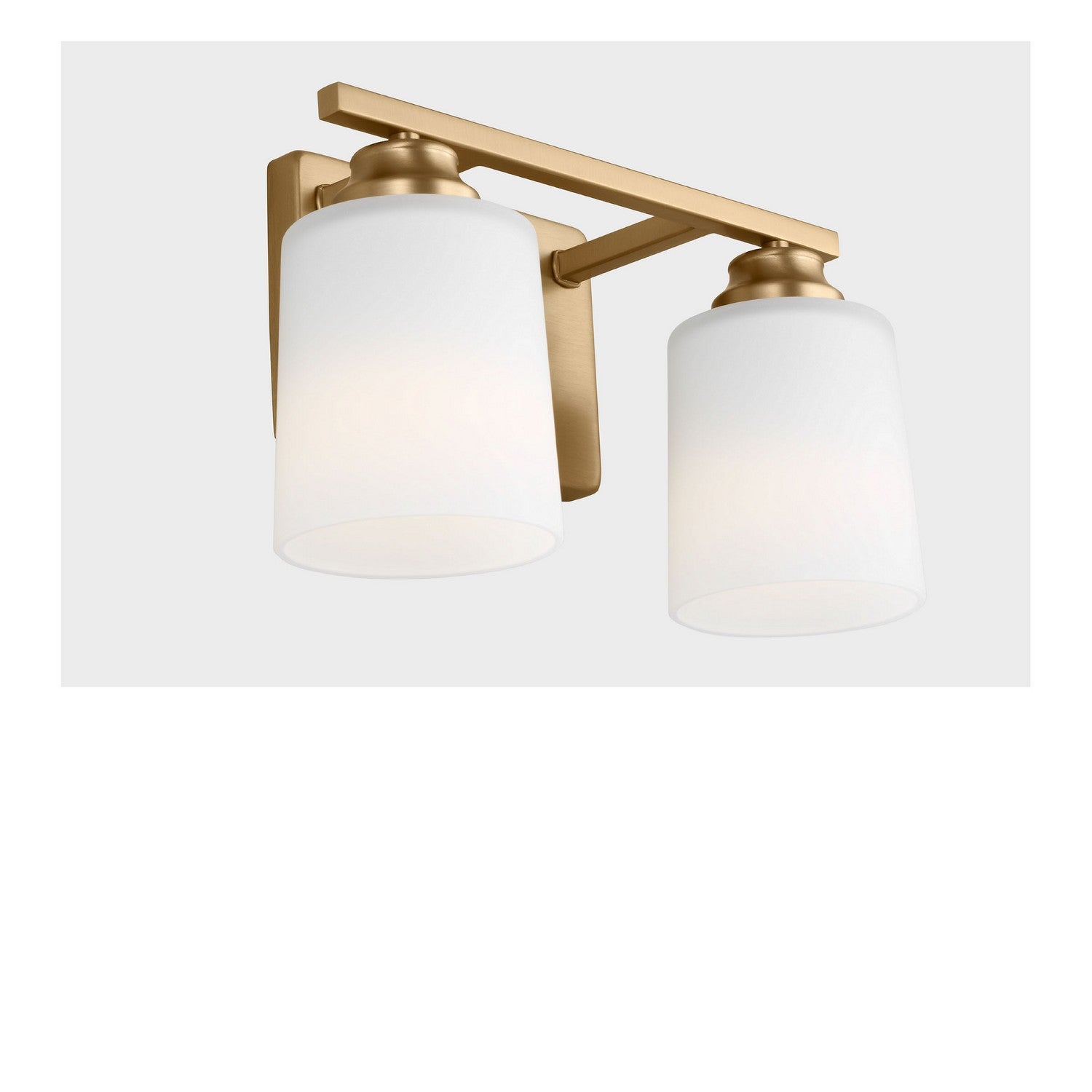 Applique de salle de bain 2 lumières | Vinton