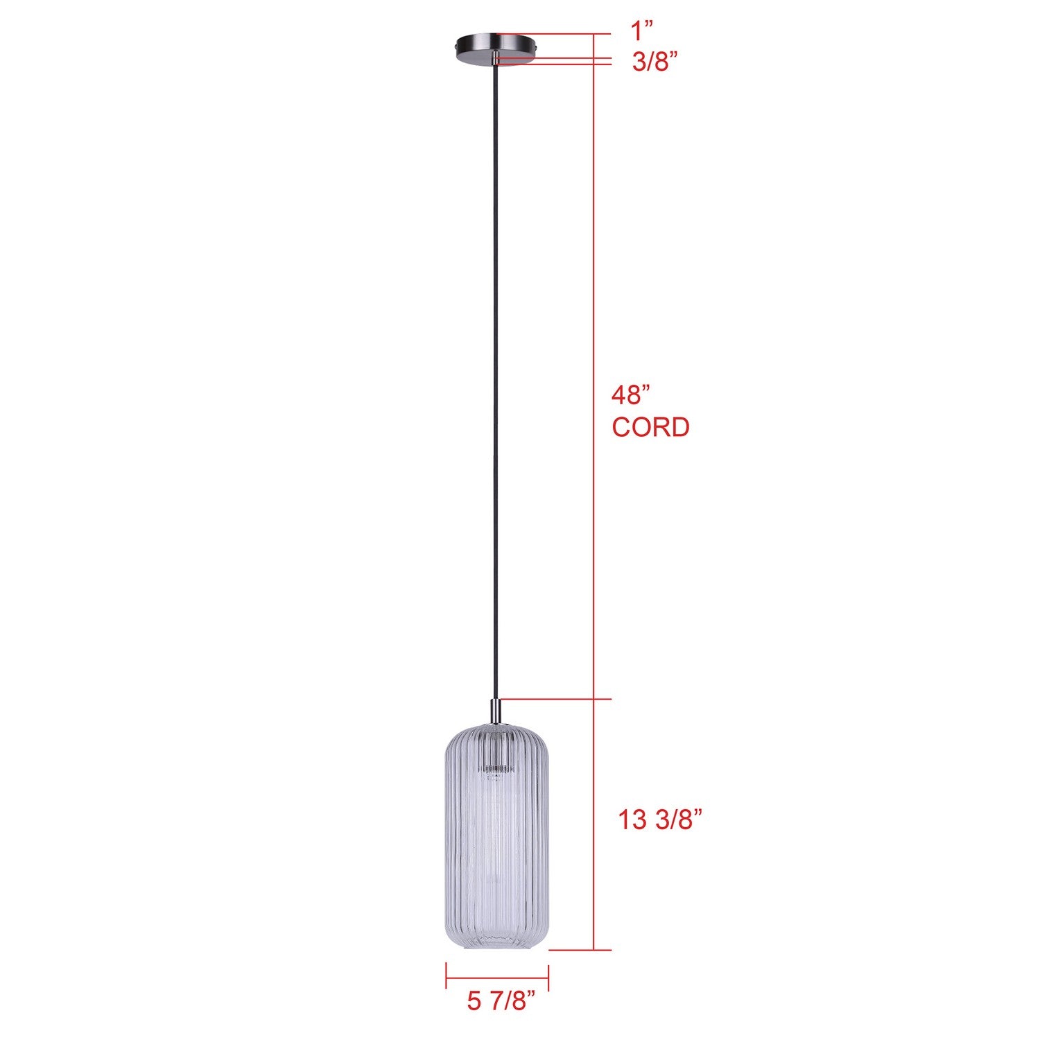 Suspension 1 lumière | Malek