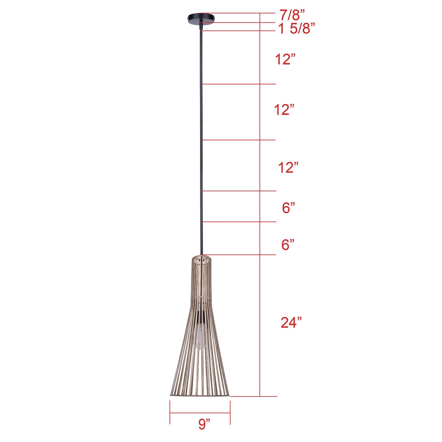 Suspension 1 lumière | Elim