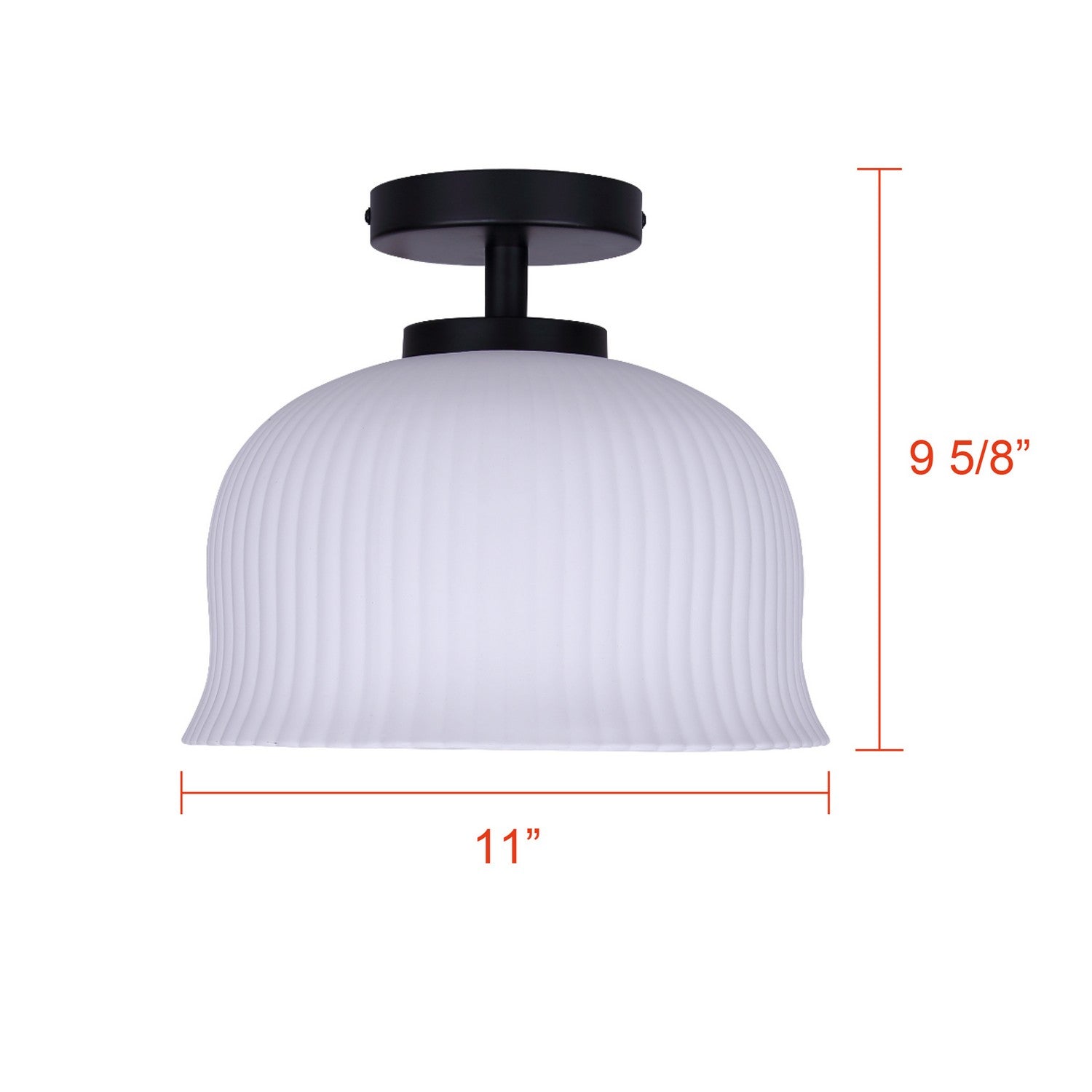 Semi-plafonnier 1 lumière | Sana