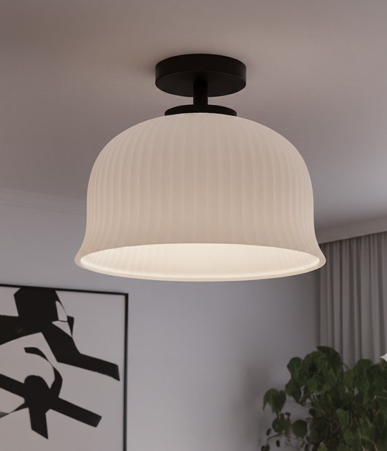 Semi-plafonnier 1 lumière | Sana