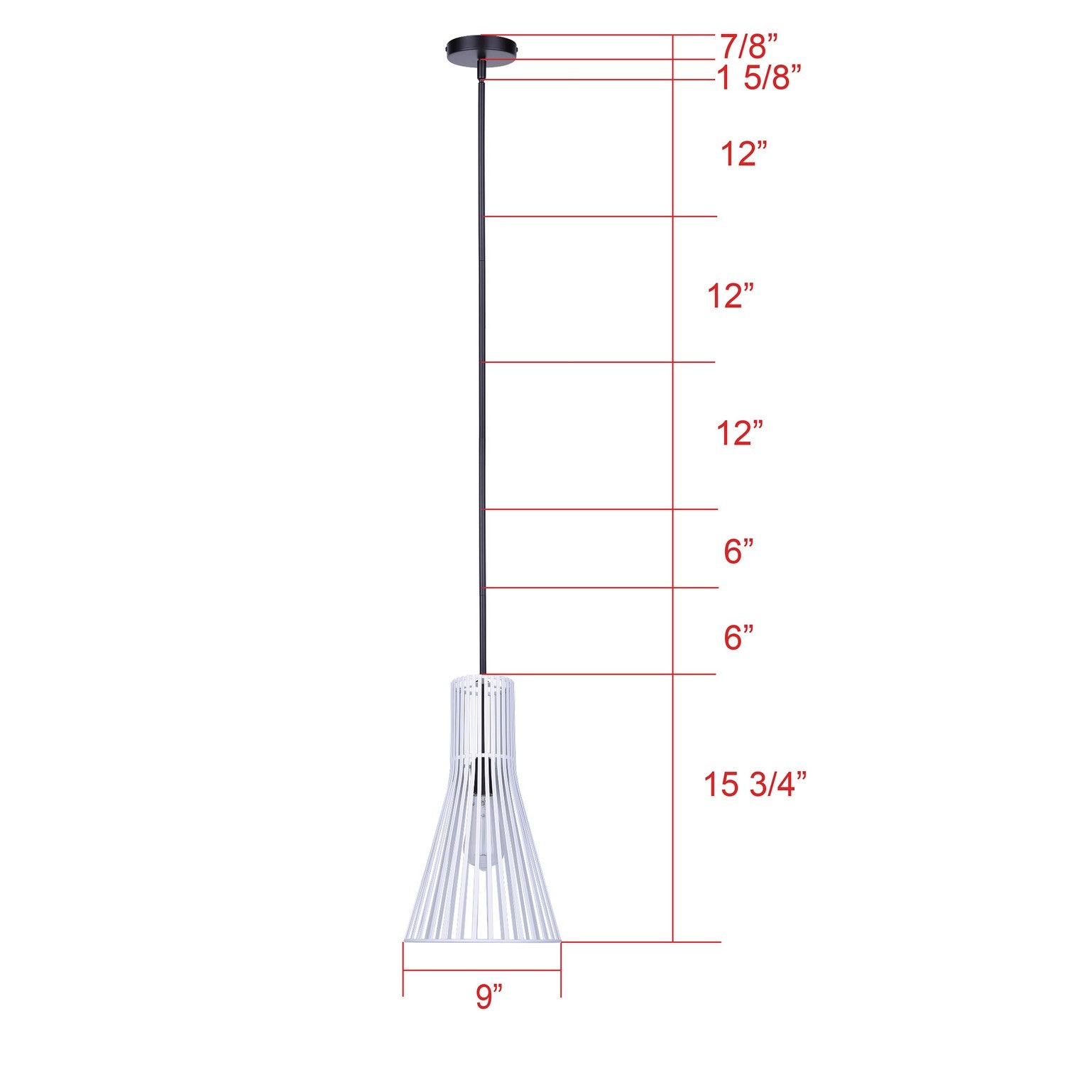 Suspension 1 lumière | Elim