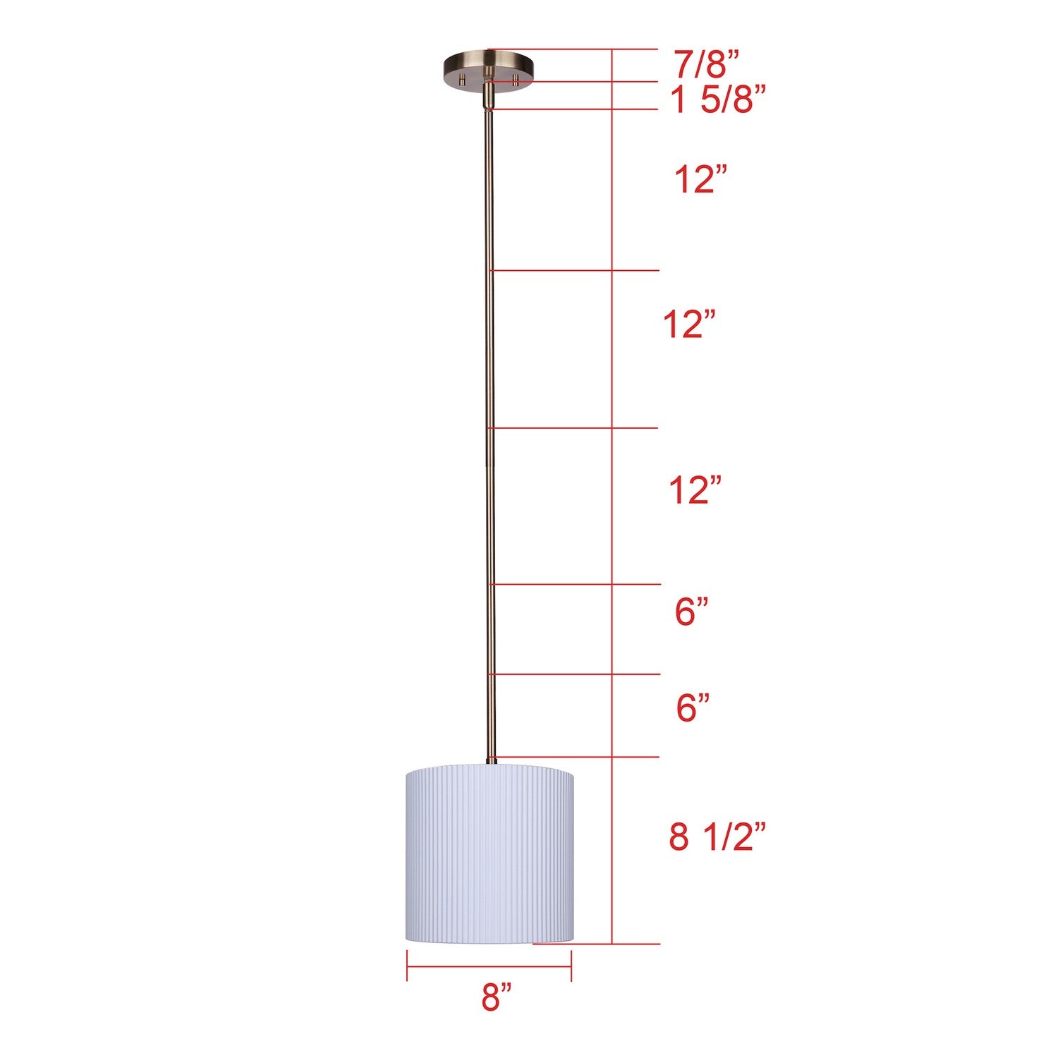 Suspension 1 lumière | Rexton