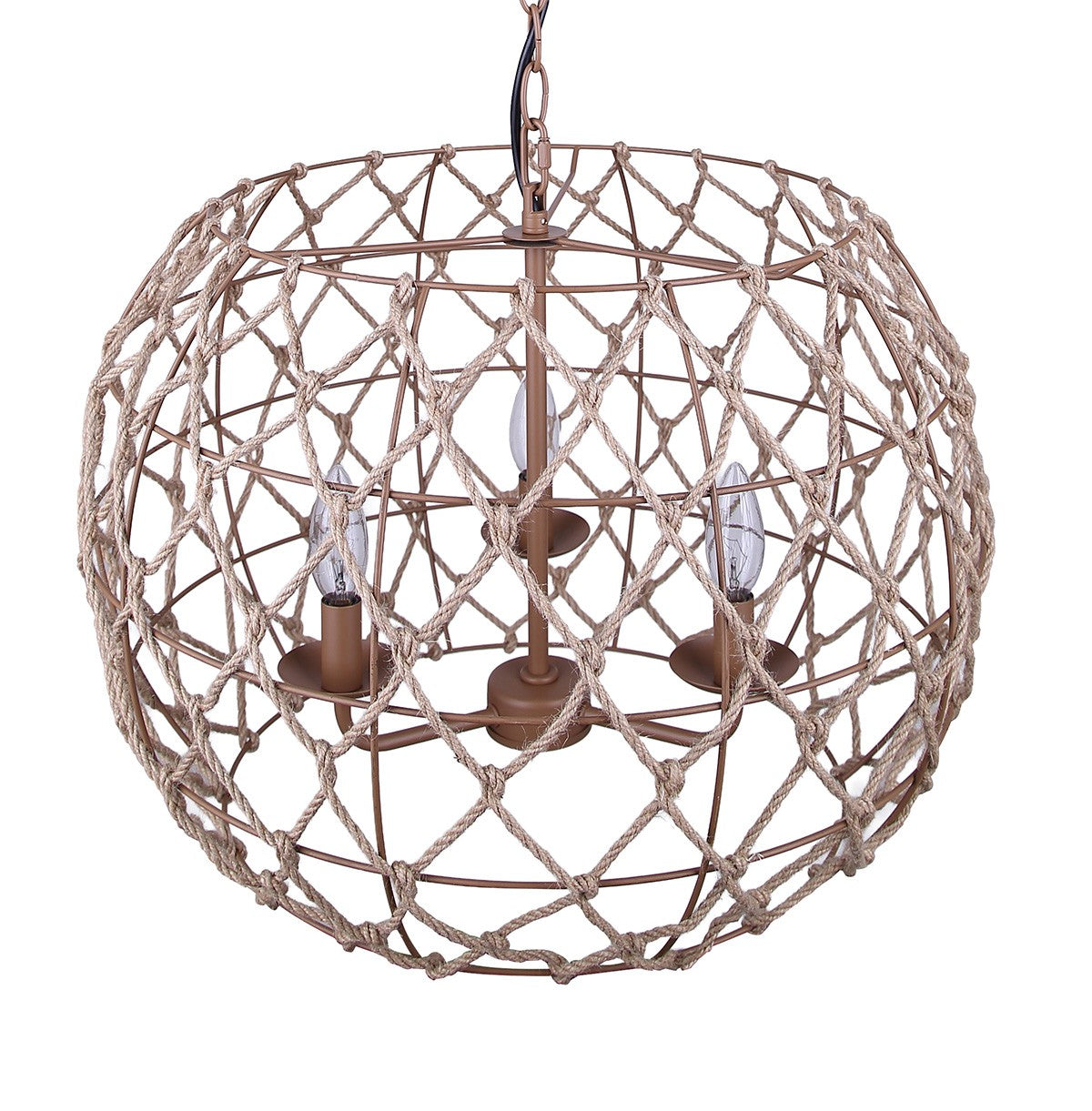 Suspension 3 lumières | Hora-Marron